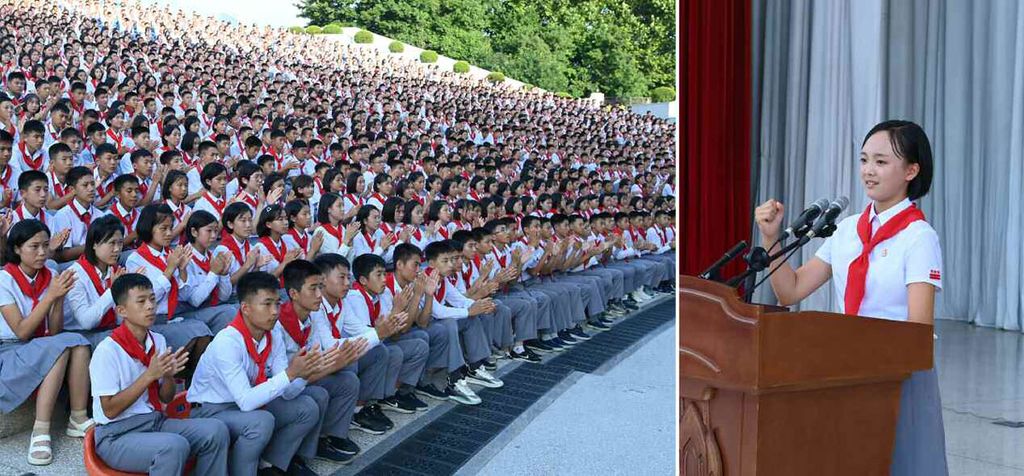 Oratorical Meeting of Schoolchildren Held
