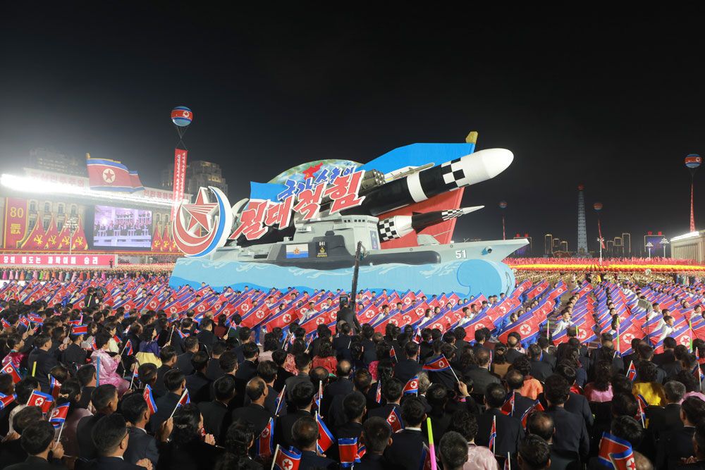 Public Procession and Torchlight Gala Take Place in DPRK - Image 27
