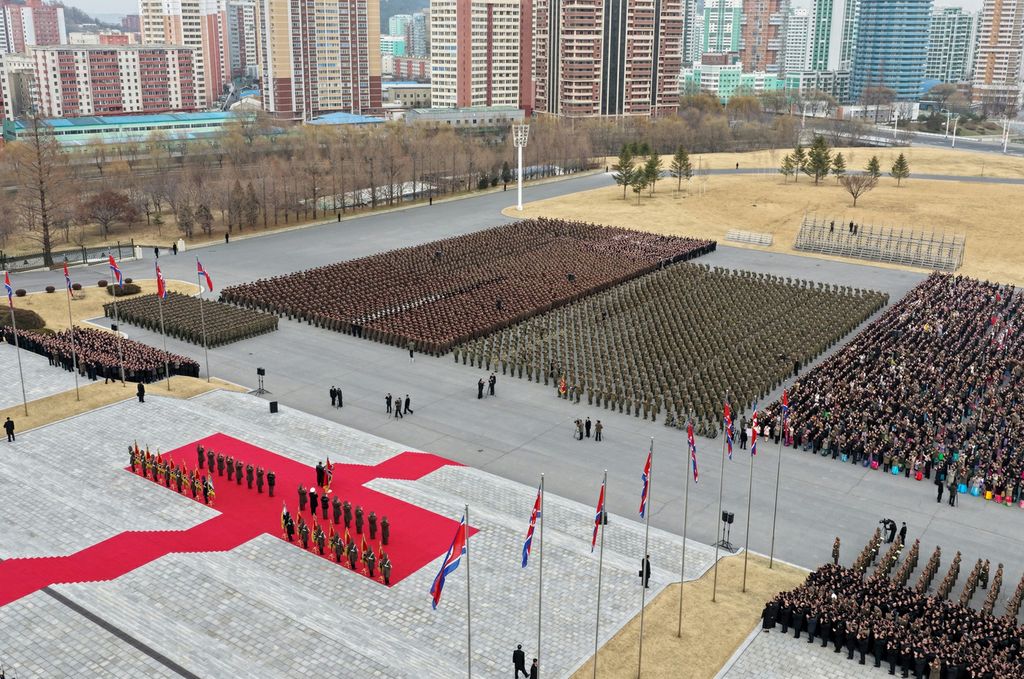 Ceremony of Welcoming Return of KPA Unit of Engineers Held with Splendor - Image 12