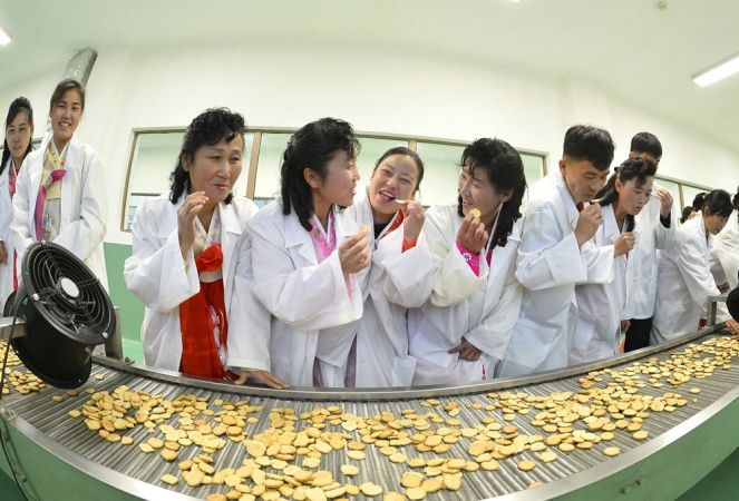 People of Jangphung County, Kaesong Municipality of DPRK Celebrate Inauguration of Regional-Industry Factories - Image 20