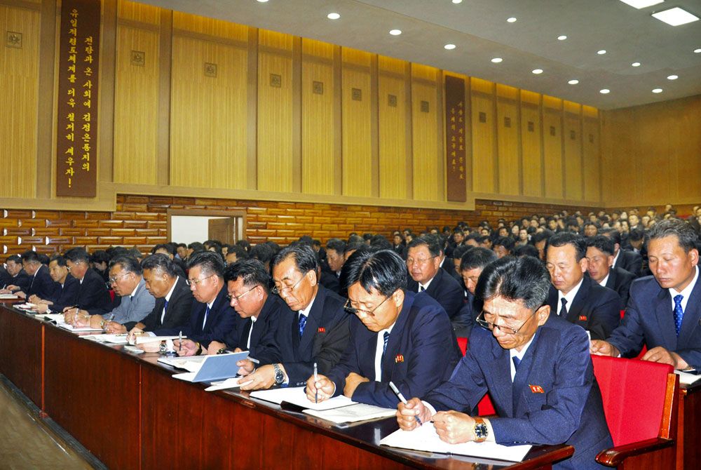 Enlarged Plenary Meetings of Pyongyang Municipal and Provincial Committees of WPK Held - Image 10