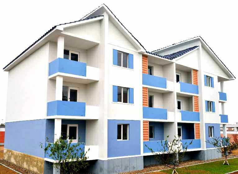 Agricultural Workers of Yombun Farm of Kyongsong County of North Hamgyong Province Move into New Houses
