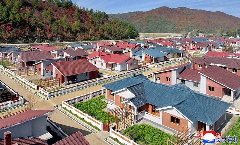 New houses built at farms of South Hamgyong Province - Image 2