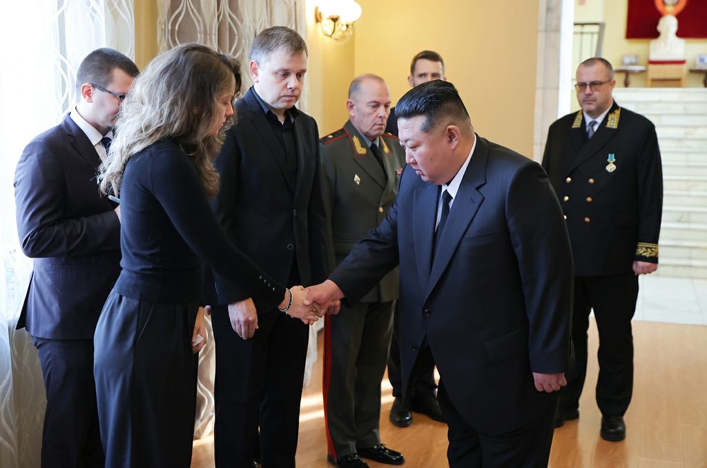 Respected Comrade Kim Jong Un Pays Condolatory Visit to Russian Embassy - Image 2
