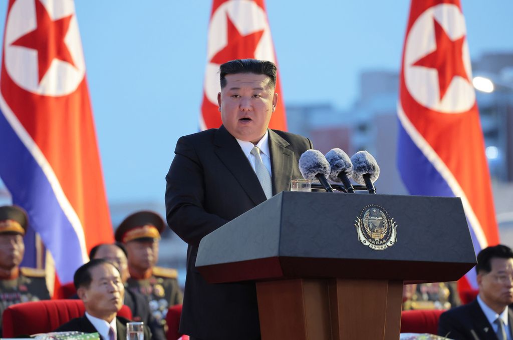 Respected Comrade Kim Jong Un Makes Speech at Celebration of 80th Anniversary of Korea’s Liberation - Image 2