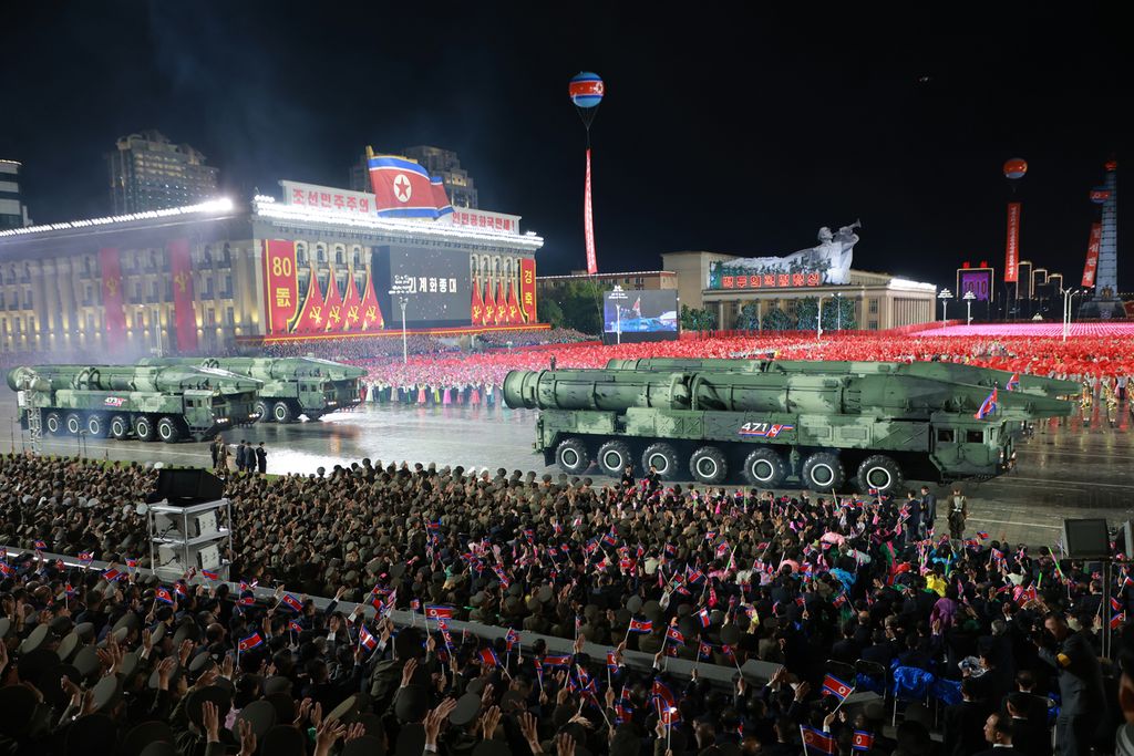 Miltary Parade Marks 80th Founding Anniversary of WPK - Image 62