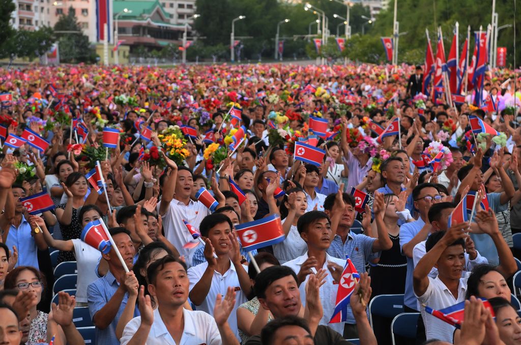 Respected Comrade Kim Jong Un Makes Speech at Celebration of 80th Anniversary of Korea’s Liberation - Image 6