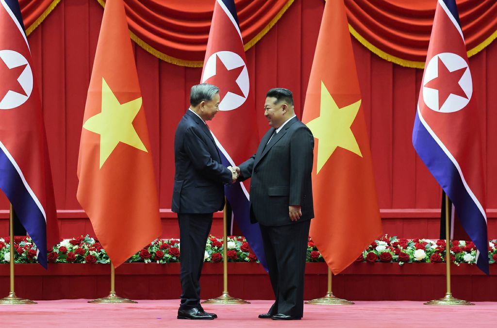 Ceremony Held to Welcome General Secretary of Central Committee of Communist Party of Vietnam - Image 3