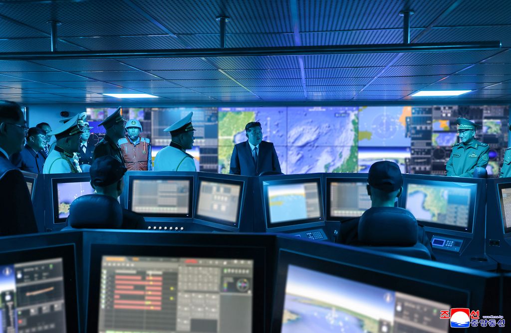 RespectedComrade Kim Jong Un visits destroyer Choe Hyon according to second-day schedule of visit to military hardware exhibition - Image 29