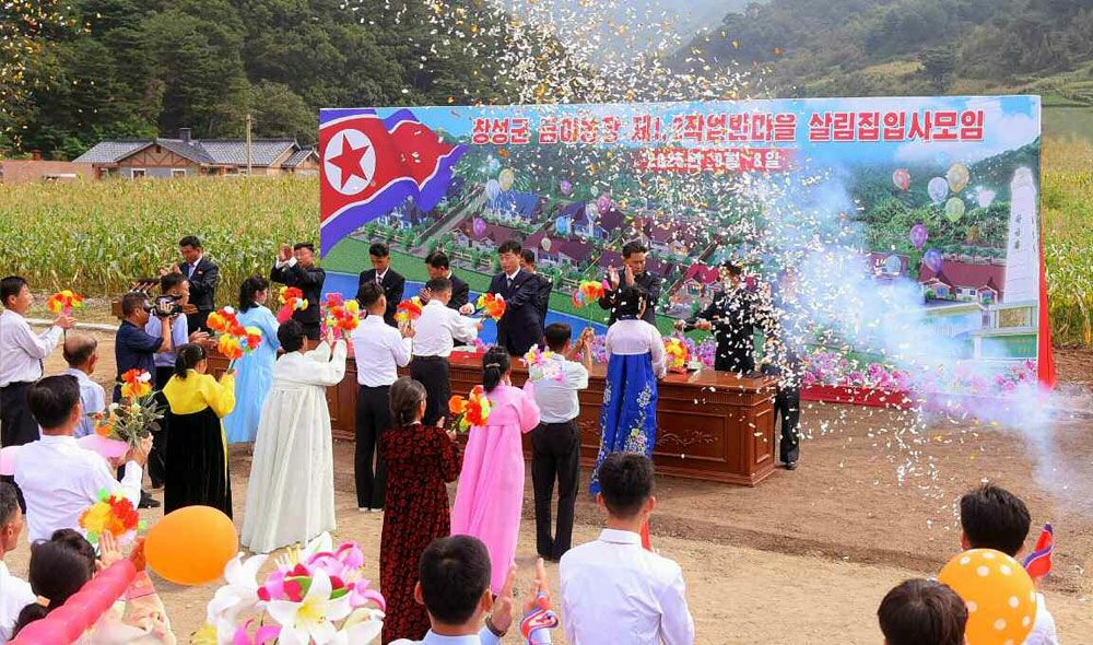 New Houses Built in Changsong County of North Phyongan Province - Image 2