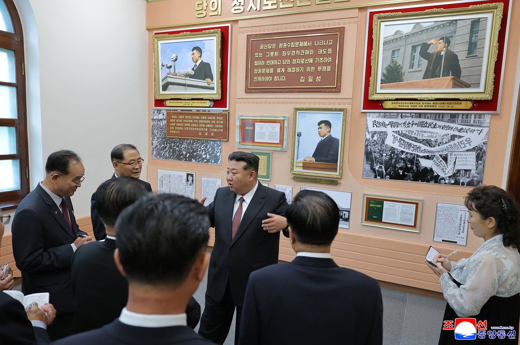 RespectedComrade Kim Jong Un visits Party Founding Museum and makes commemorative speech on occasion of 80th founding anniversary of WPK - Image 2