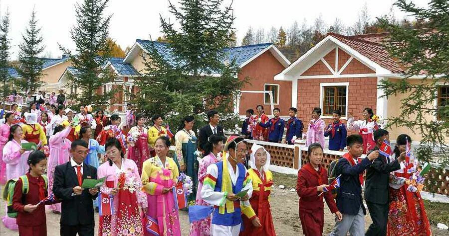 New Houses Built in Paekam County, Ryanggang Province - Image 7