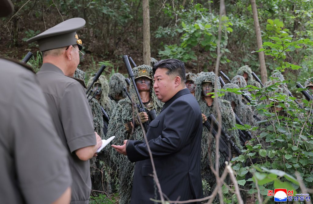 RespectedComrade Kim Jong Un visits special operations training base under General Staff of KPA and learns about training of soldiers - Image 7