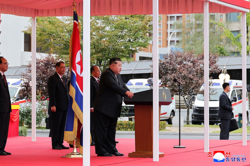 Monument to love for people built thanks to ardent desire of WPKInauguration ceremony of Pyongyang General Hospital held in splendour - Image 3