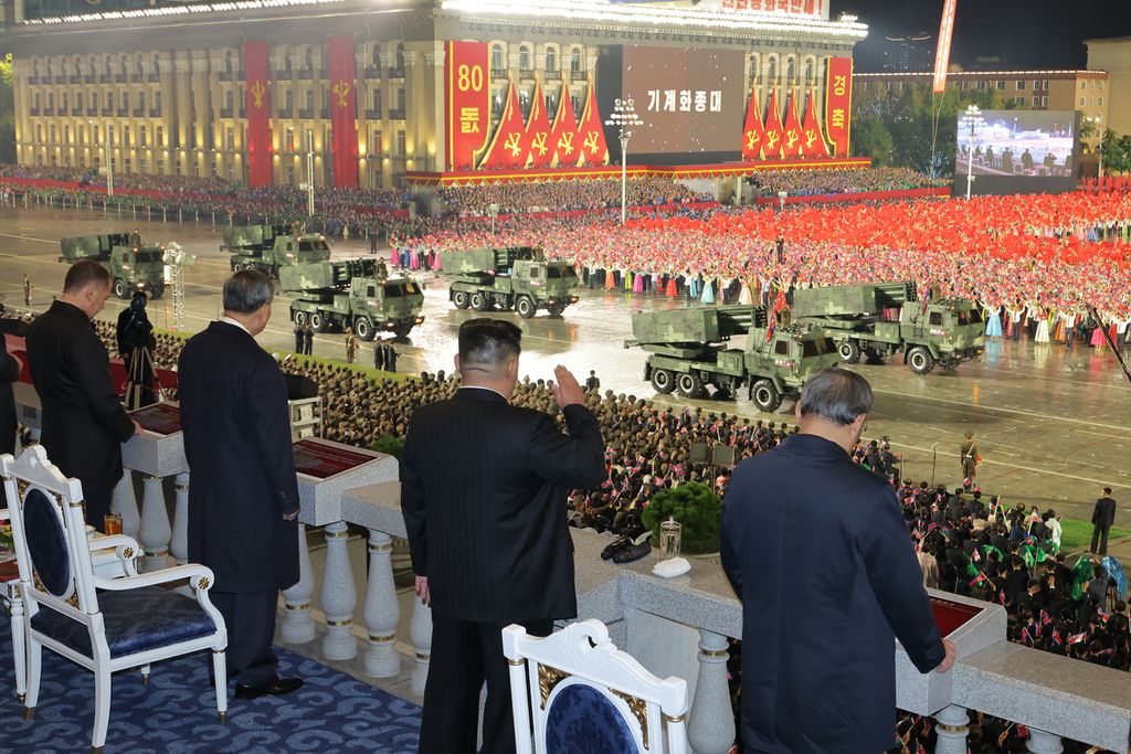 Miltary Parade Marks 80th Founding Anniversary of WPK - Image 51