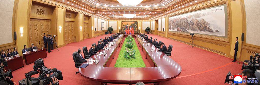RespectedComrade Kim Jong Un has talks withComradeXi Jinping - Image 4