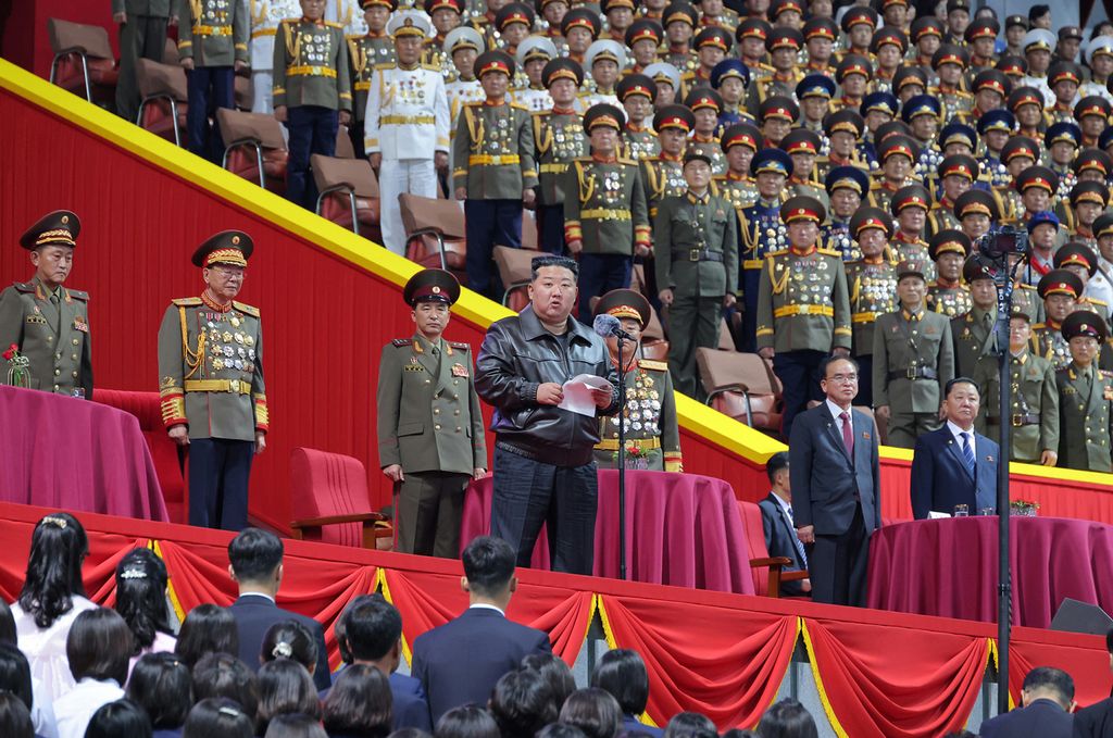 Respected Comrade Kim Jong Un Enjoys Grand Mass Gymnastics and Artistic Performance - Image 3
