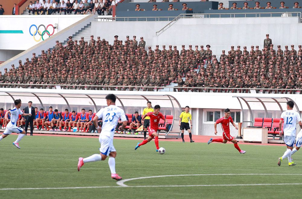 Football Match between Kigwancha and Ryomyong Teams Held in DPRK - Image 4