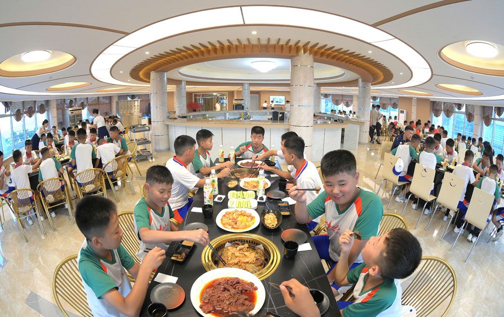 Students of Revolutionary Schools Spend Enjoyable Days in Wonsan Kalma Coastal Tourist Area - Image 27