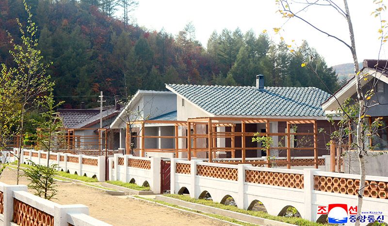 New houses built at farms of South Hamgyong Province - Image 4
