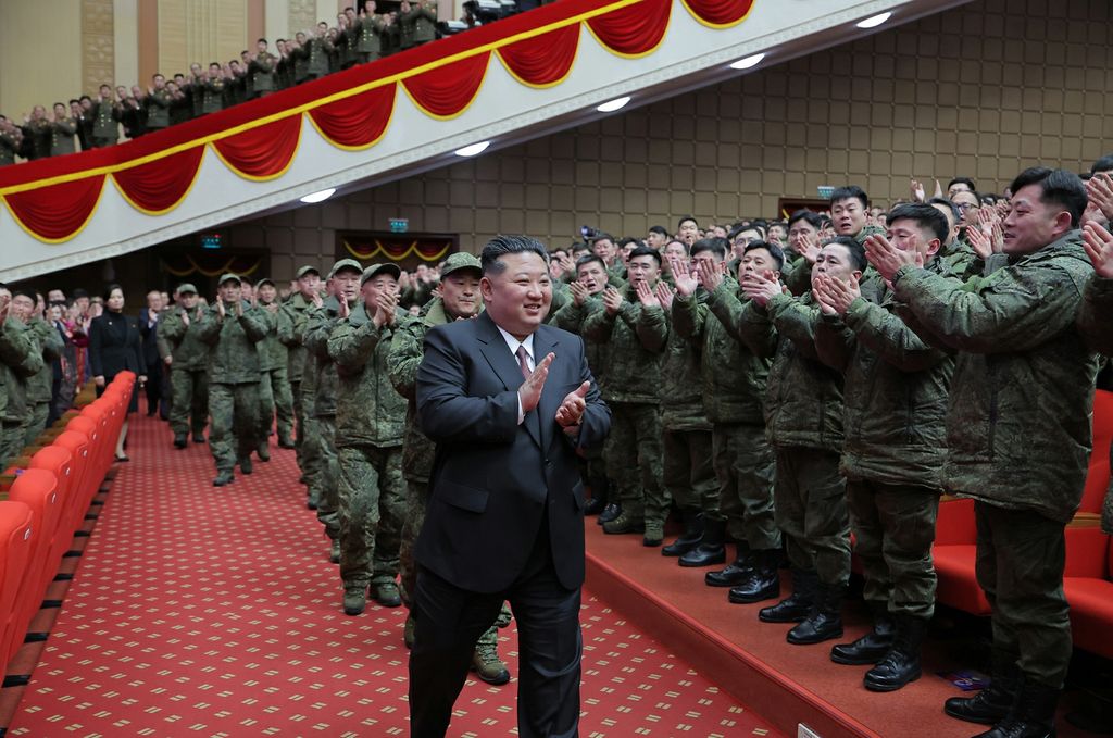 Ceremony of Welcoming Return of KPA Unit of Engineers Held with Splendor - Image 26