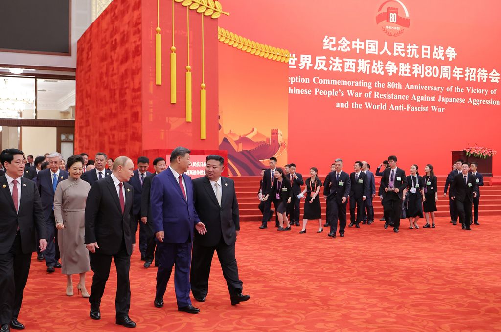 Respected Comrade Kim Jong Un Participates in Commemorations Marking 80th Anniversary of Victory in Chinese People’s War of Resistance against Japanese Aggression and World Anti-Fascist War - Image 34