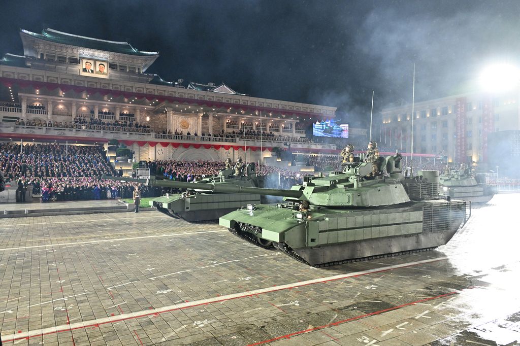 Miltary Parade Marks 80th Founding Anniversary of WPK - Image 41