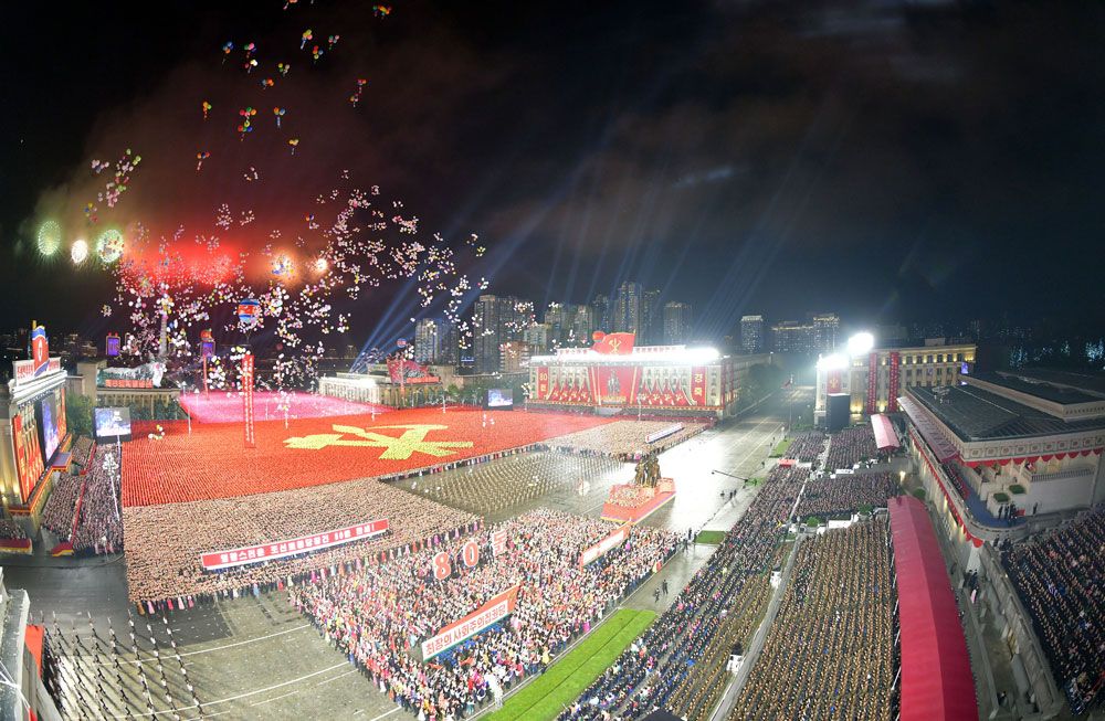Public Procession and Torchlight Gala Take Place in DPRK - Image 6