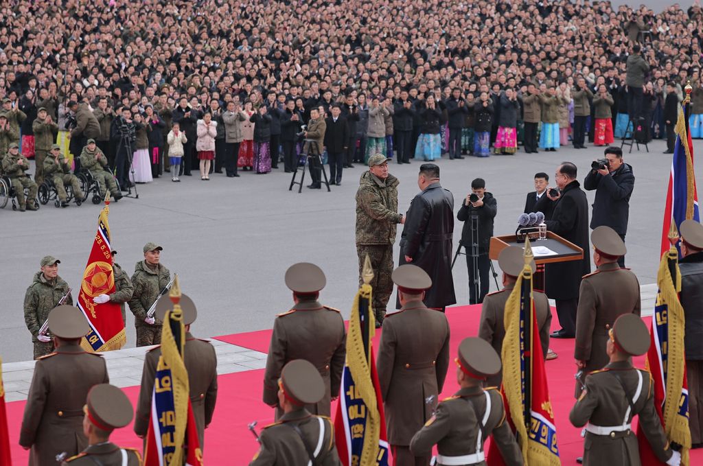 Ceremony of Welcoming Return of KPA Unit of Engineers Held with Splendor - Image 4