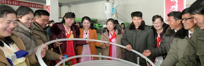 People of Jangphung County, Kaesong Municipality of DPRK Celebrate Inauguration of Regional-Industry Factories - Image 22