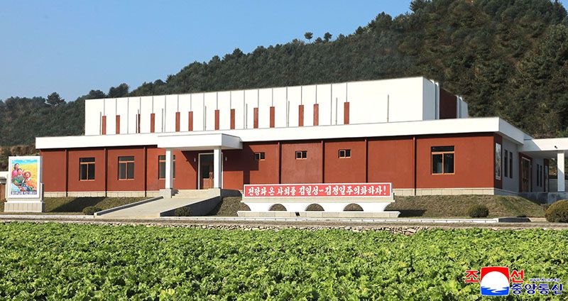 New production, public buildings built at Jisin Vegetable Farm in Huichon City - Image 6