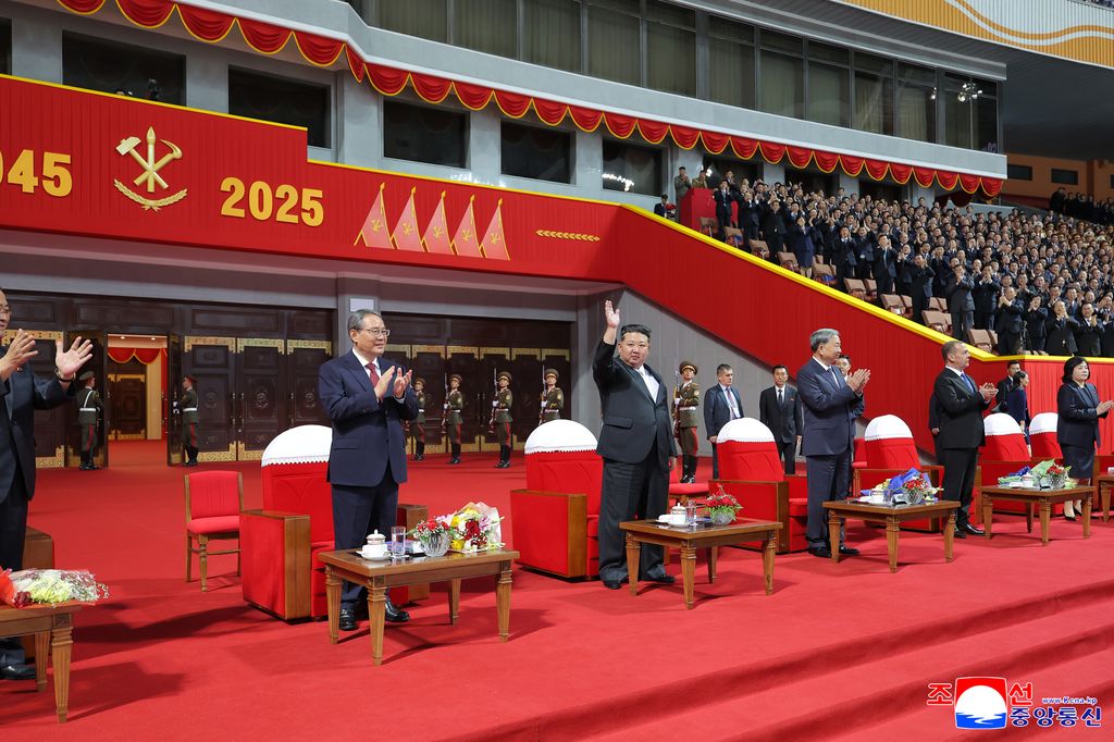 Grand mass gymnastics and artistic performance given in celebration of WPK founding anniversary - Image 3