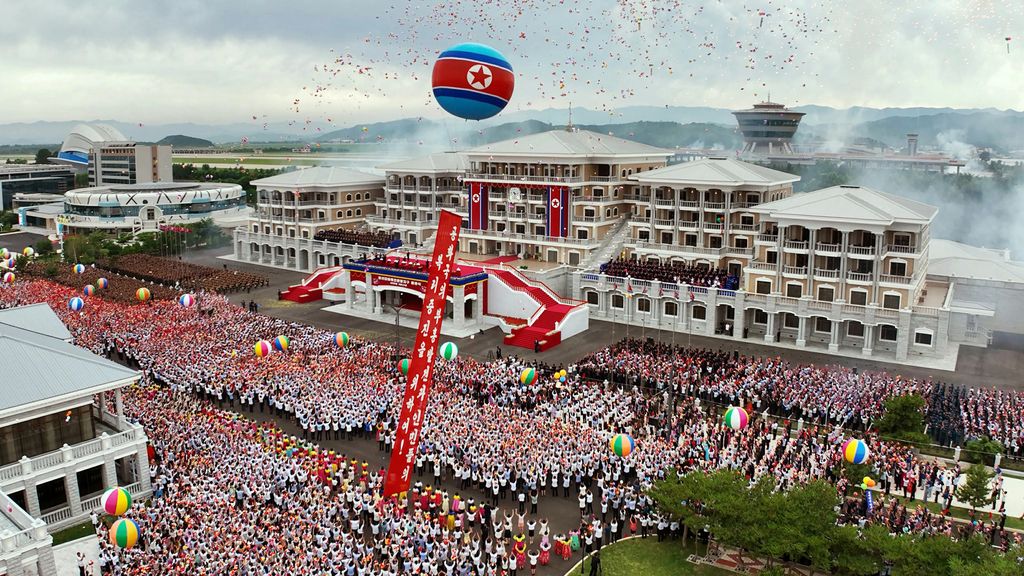 Tourist Attraction on East Coast–New Scenic Beauty of Socialist Cultural Efflorescence Inaugural Ceremony of Wonsan Kalma Coastal Tourist Area Held with Splendour - Image 3