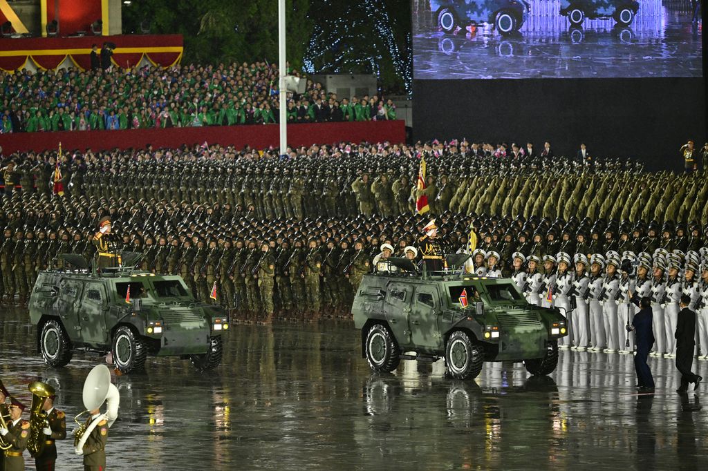 Miltary Parade Marks 80th Founding Anniversary of WPK - Image 18