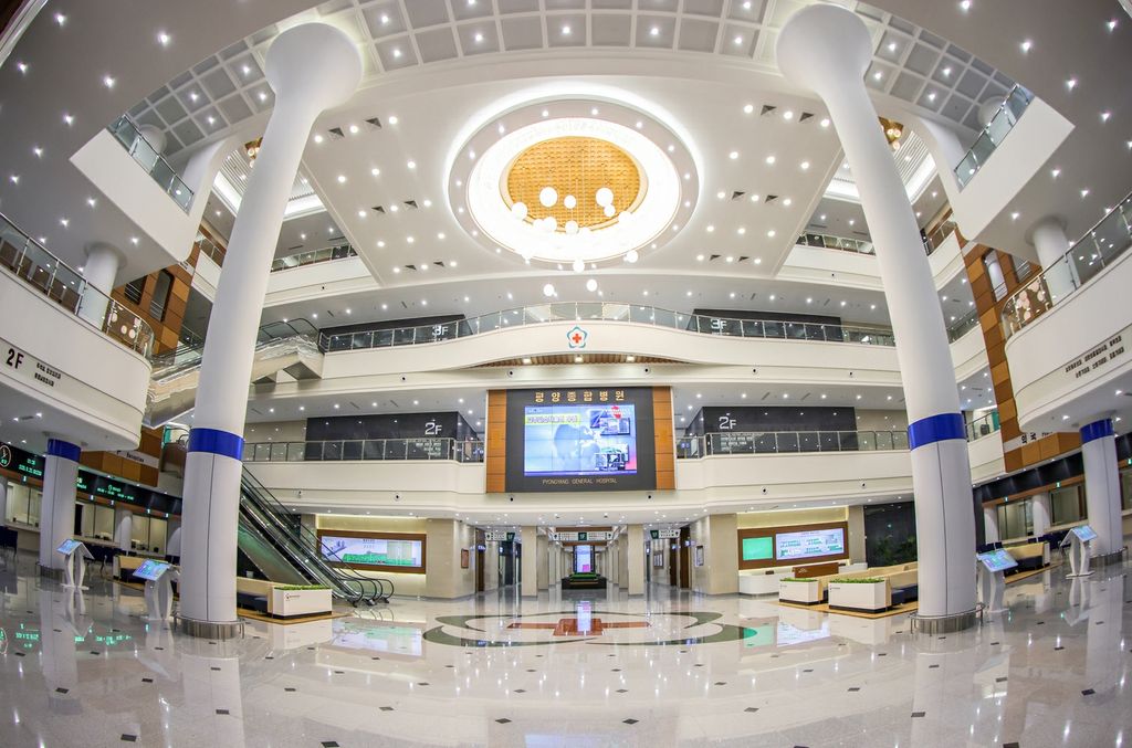 Respected Comrade Kim Jong Un Visits Pyongyang General Hospital Nearing Inauguration - Image 30