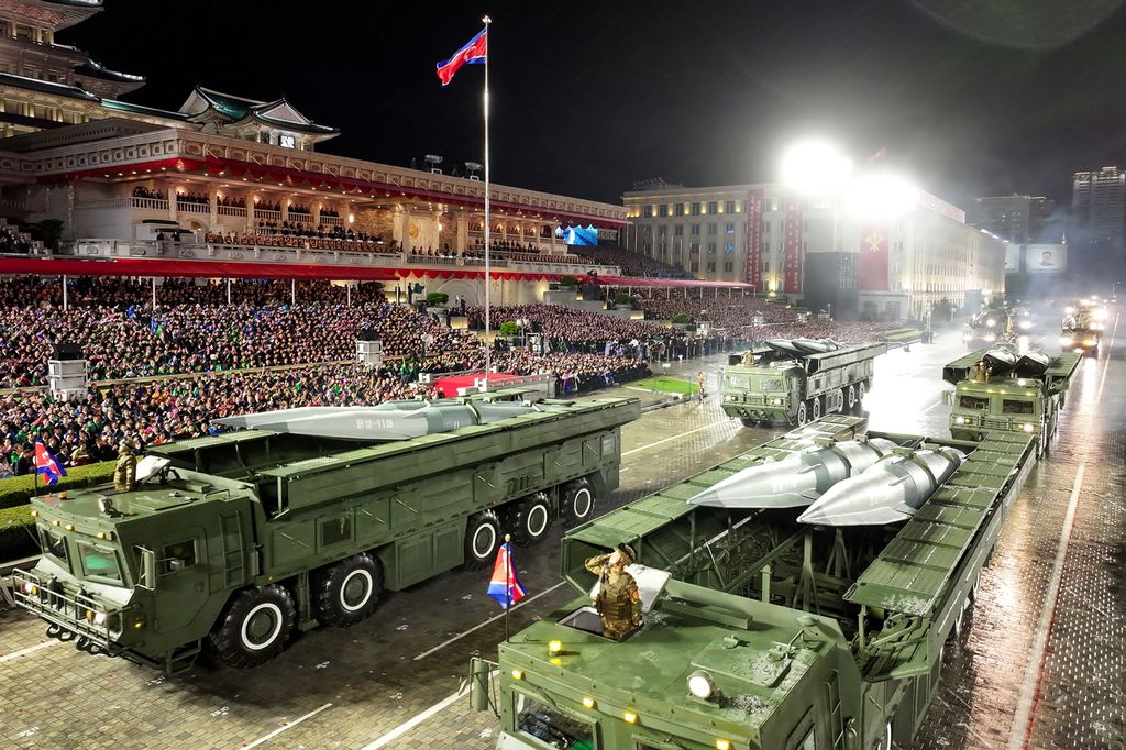 Miltary Parade Marks 80th Founding Anniversary of WPK - Image 61
