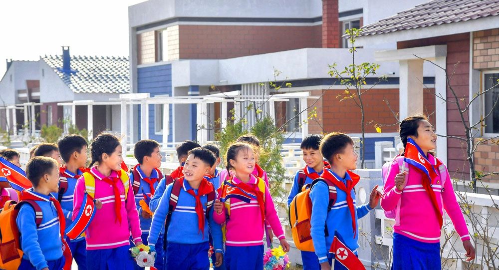 Moving into New Houses and Year-end Account Settlement and Income Distribution in Yokgudo Farm in DPRK - Image 7