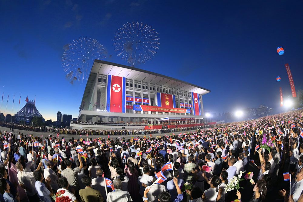 Ceremony of Commemorative March of Columns Symbolic of Units in Fatherland Liberation War Held - Image 7
