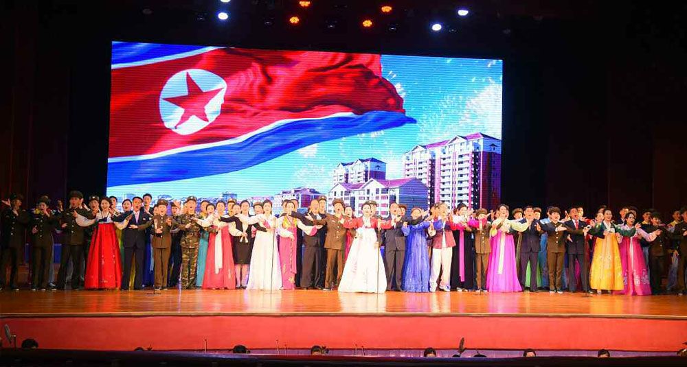 Music and Dance True Story-Telling Performance Held in North Phyongan Province - Image 3