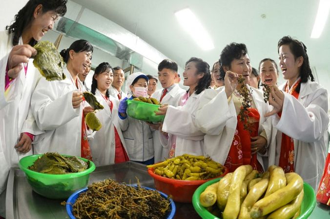 People of Jangphung County, Kaesong Municipality of DPRK Celebrate Inauguration of Regional-Industry Factories - Image 16