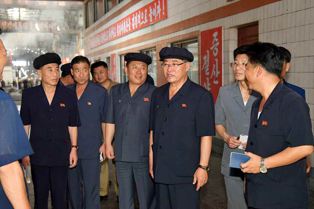 DPRK Premier Inspects Chollima Steel Complex and Farms in Mangyongdae District