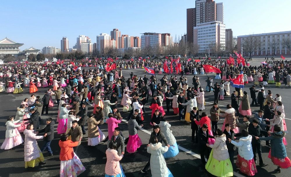 Dancing Parties of Youth and Students Held