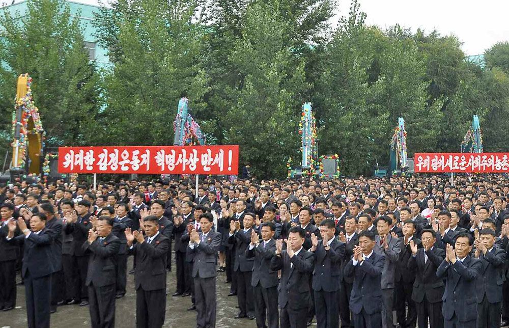 Respected Comrade Kim Jong Un Sends Excavators for Rural Construction in Ryanggang Province - Image 2