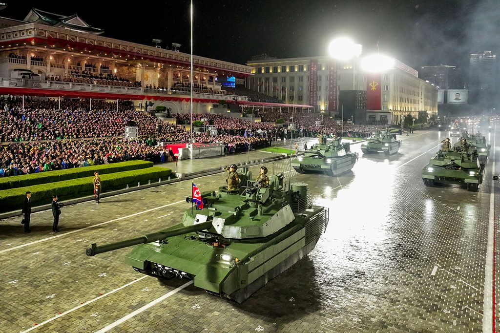 Miltary Parade Marks 80th Founding Anniversary of WPK - Image 39