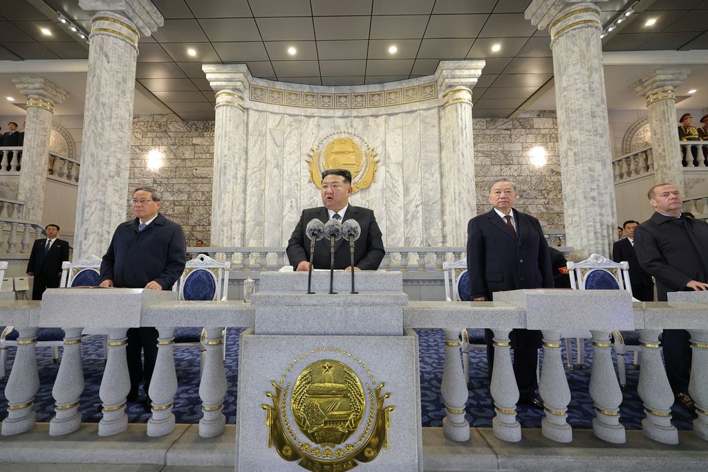 Speech of Respected Comrade Kim Jong Un at Military Parade to Celebrate 80th Founding Anniversary of WPK