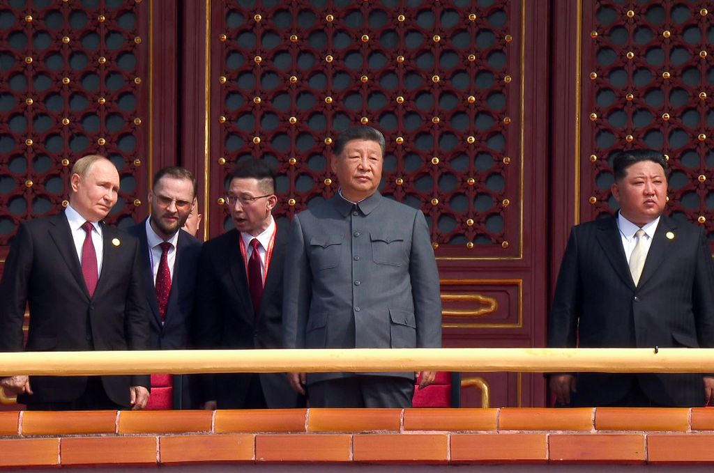 Respected Comrade Kim Jong Un Participates in Commemorations Marking 80th Anniversary of Victory in Chinese People’s War of Resistance against Japanese Aggression and World Anti-Fascist War - Image 16