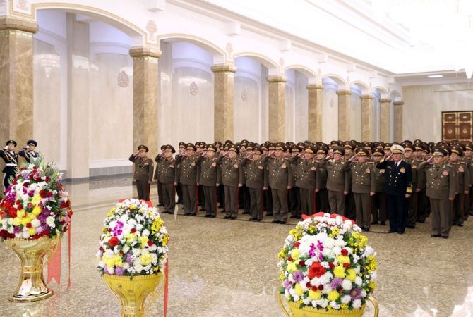 Senior Party and Government Officials Visit Kumsusan Palace of Sun - Image 2