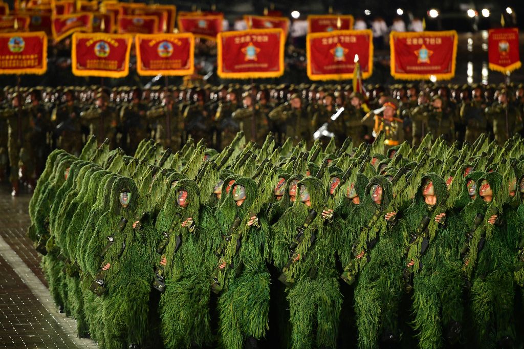 Miltary Parade Marks 80th Founding Anniversary of WPK - Image 31