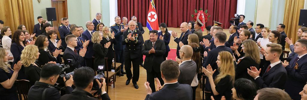 Respected Comrade Kim Jong Un Pays Congratulatory Visit to Russian Embassy in Pyongyang to Mark Russia’s Great V-Day