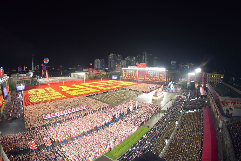 Public Procession and Torchlight Gala Take Place in DPRK - Image 31